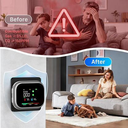 6-in-1 Combustible Gas Detector