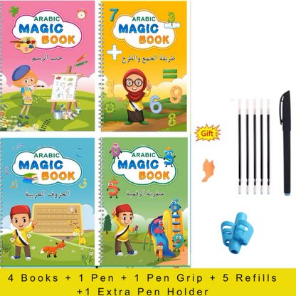 Tiktrove Reusable Grooved Handwriting Workbook for Kids