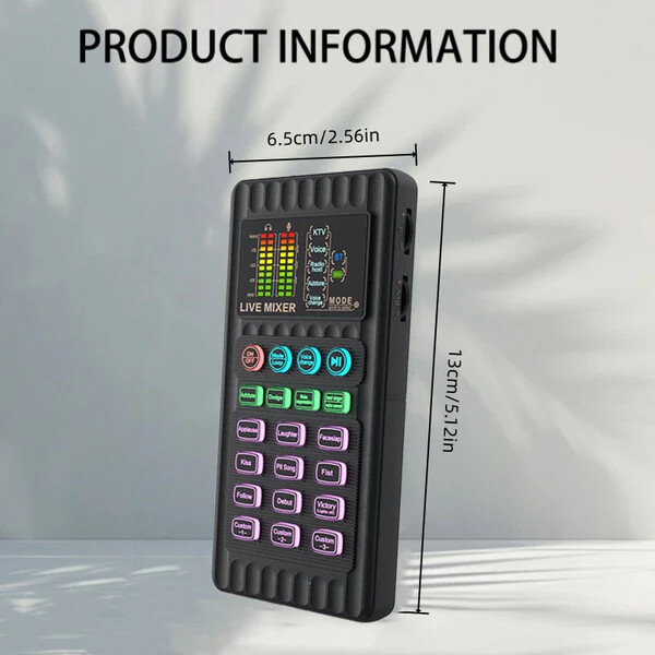 🎤Live Sound Card – Portable Voice Changer