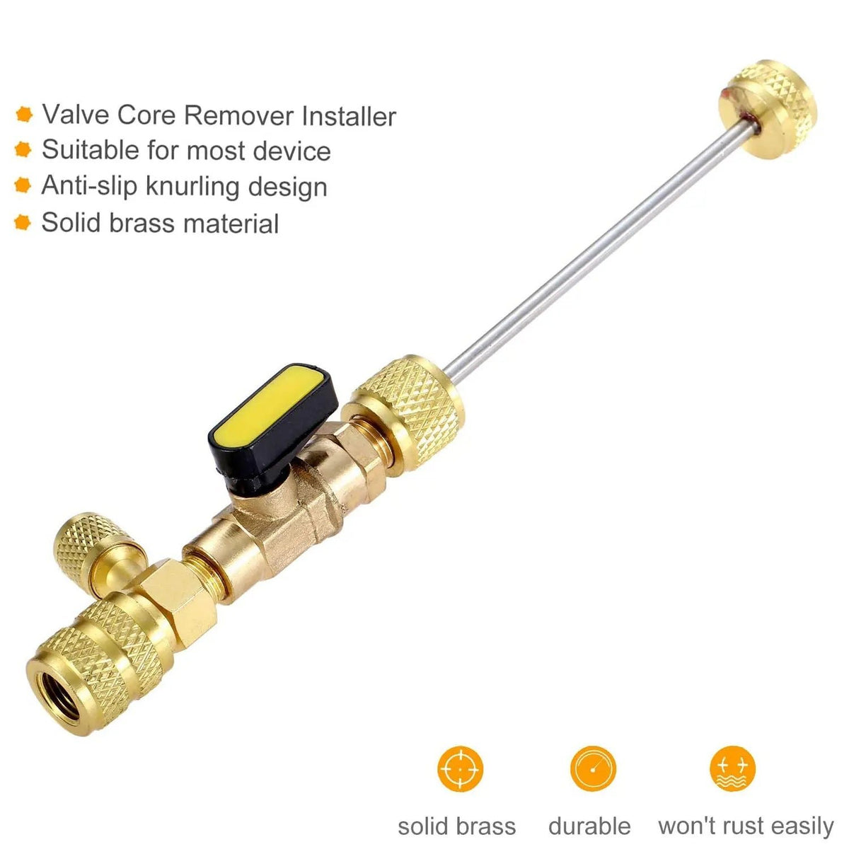 🧰Home & Auto AC Valve Core Remover Installer Tool