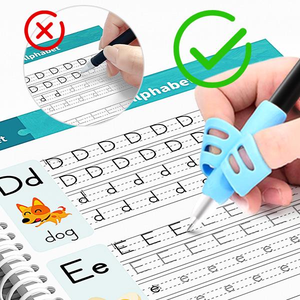 Tiktrove Reusable Grooved Handwriting Workbook for Kids