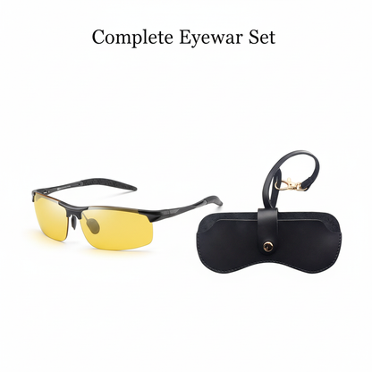 🔥2026 Photochromic Sunglasses with Anti-glare Polarized Lens