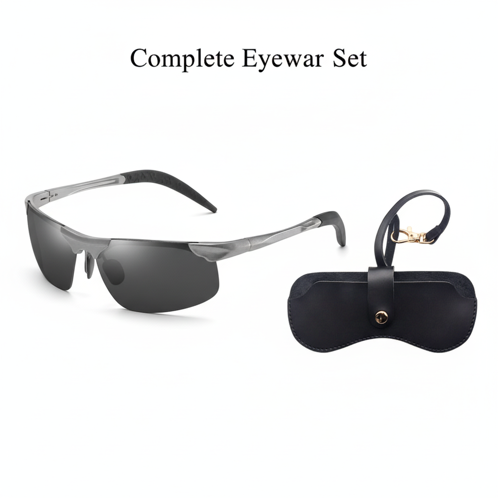🔥2026 Photochromic Sunglasses with Anti-glare Polarized Lens