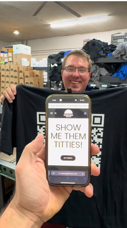 Show Me Them.... QR Code T-Shirt