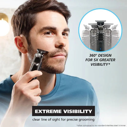 ⏳LIMITED TIME: 50% OFF! 🏆Luxe 3-in-1 Professional Men’s Grooming Set – T-Blade Trimmer, Foil Shaver & Nose Trimmer – With LED Display & USB Rechargeable