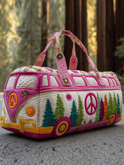 Camping Van Quilted Duffle Bag