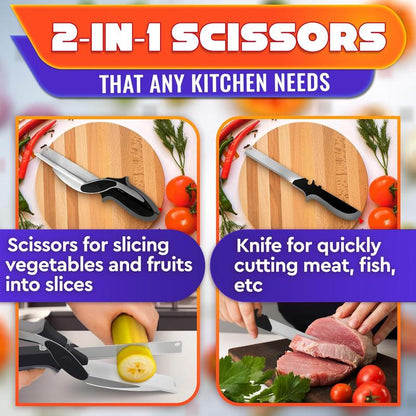 Multifunctional Scissors Food Vegetable Scissors