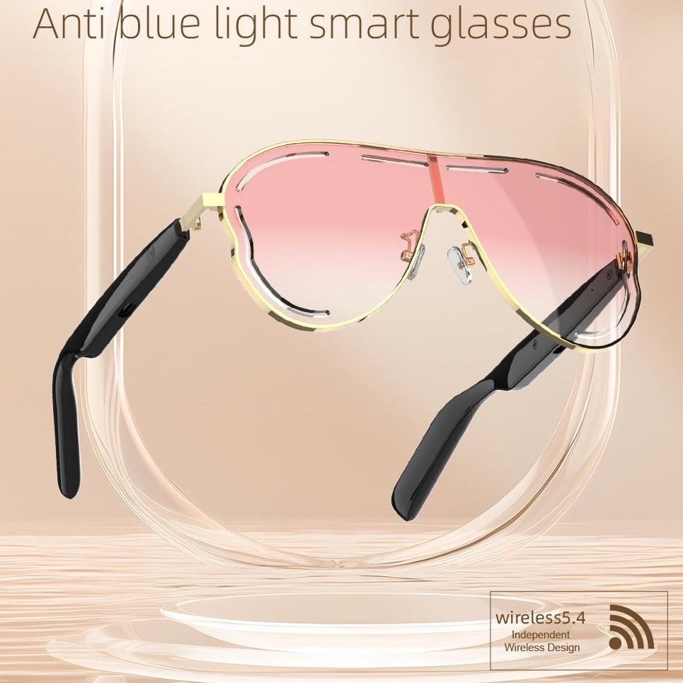 😎 Smart Bluetooth 5.4 Audio Sunglasses – Open-Ear, UV & Blue Light Protection