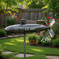 Navy Submarine Wind Spinner