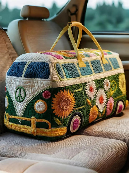 Hippie Van Quilted Duffle Bag