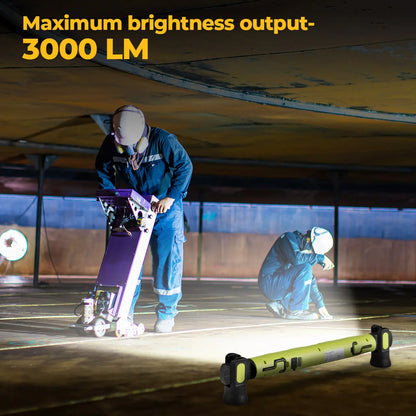 【FathersDayGift】3000LM Cordless Under Hood Work Light Bar for Car Repair & Garage Use
