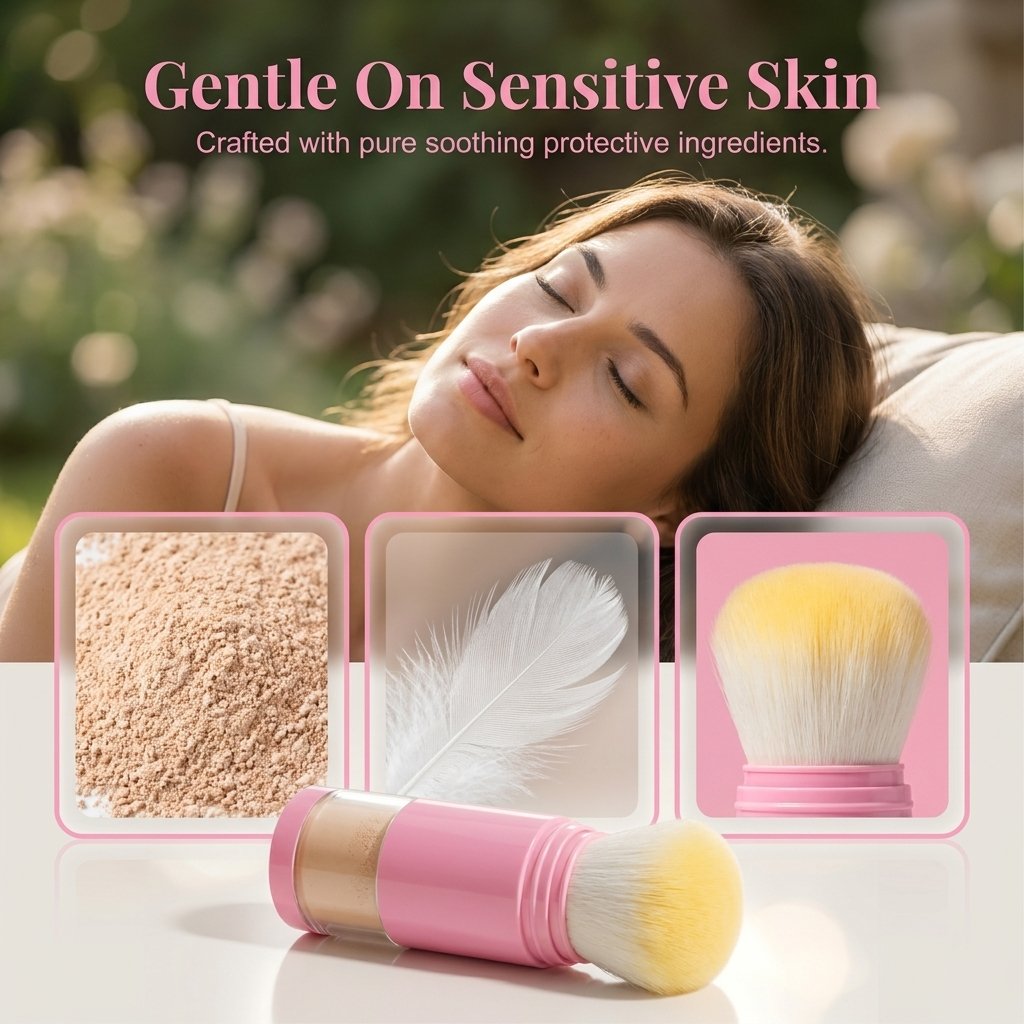 Brush-On SPF 50 Sunscreen | Portable Clean Sun Protection for All Skin Types