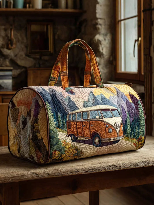 Retro Roamer Quilted Duffle Bag