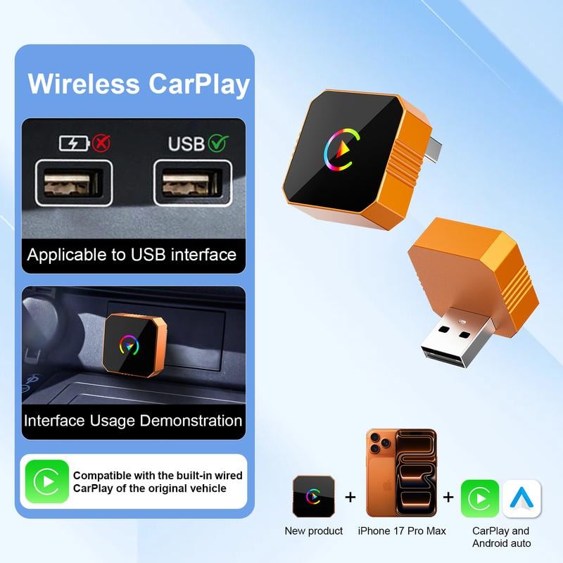 🔥 Black Friday Early Access: Upgrade to Wireless CarPlay 2026 Adapter 🚀📱 (iPhone/Android)