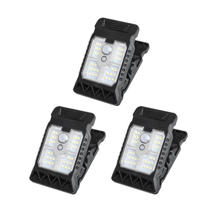 USB & Solar Powered Motion Sensor Clip Lights