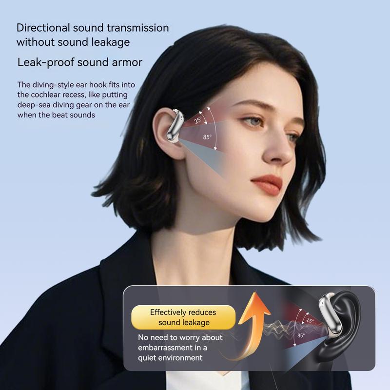 🎧Bluetooth Headphones with Zero‑Gravity Titanium Ear‑Hook Design🏃‍♂️✨