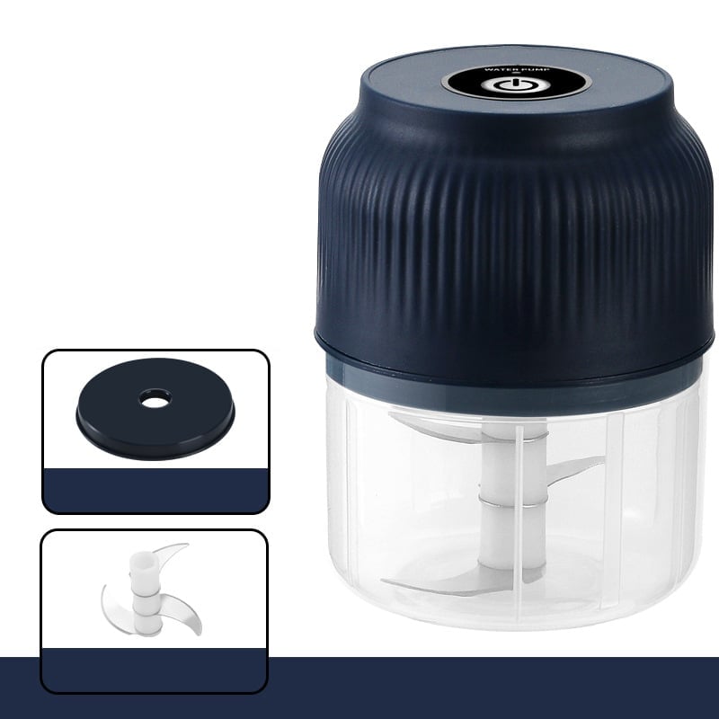 Blue PP cup with three-blade Cyclone