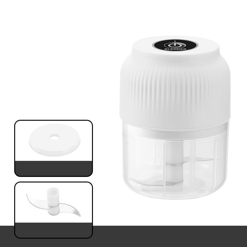 White PP cup with two-blade Cyclone