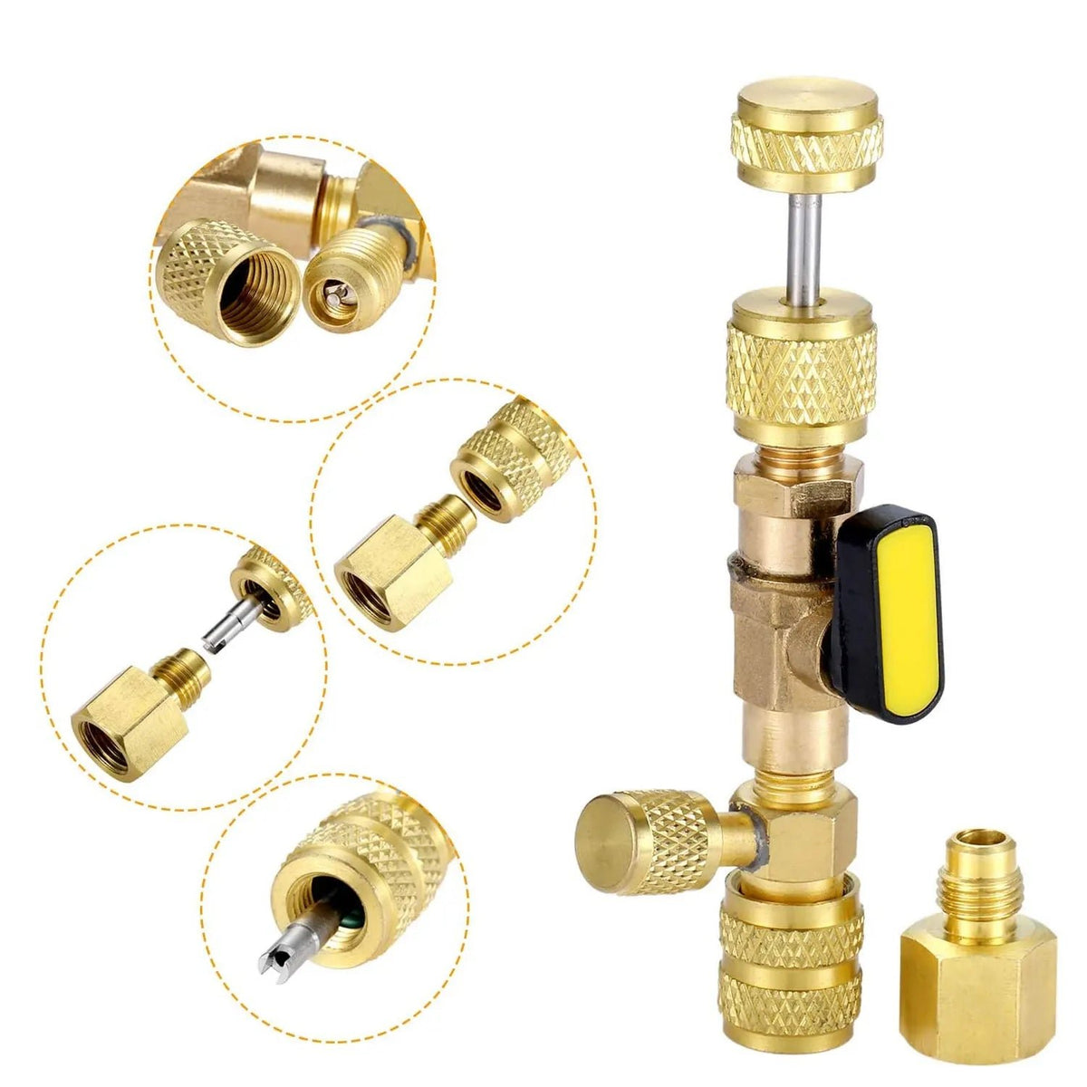 🧰Home & Auto AC Valve Core Remover Installer Tool
