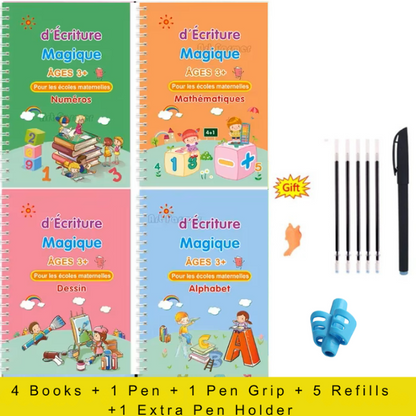 Tiktrove Reusable Grooved Handwriting Workbook for Kids
