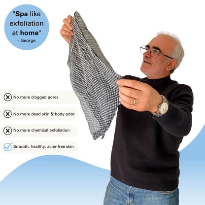 Tiktrove Exfoliating Antibacterial Shower Towel