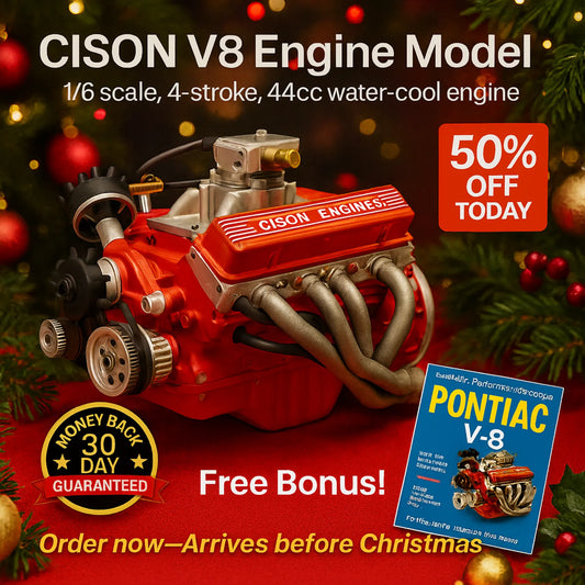 Gasoline OHV V8 Small-block Engine Model Kits