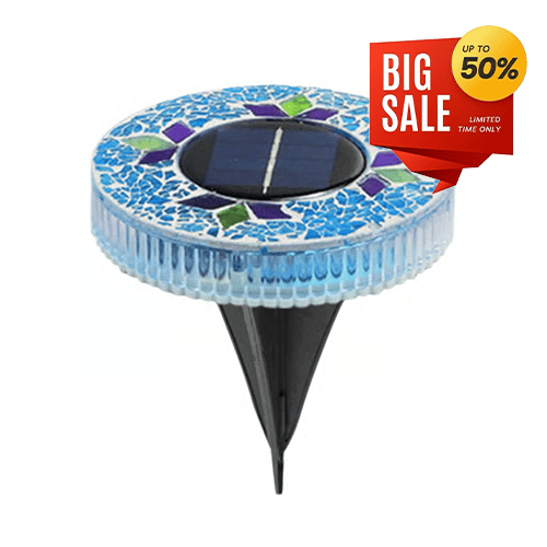 Mosaic Solar Disk Lights
