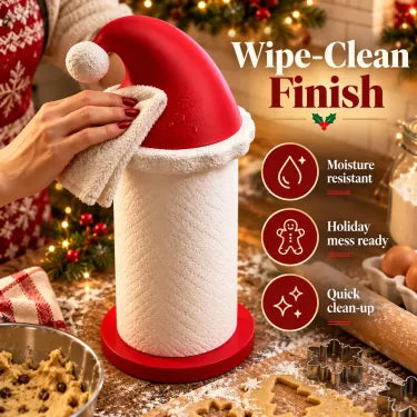 Santa Hat Paper Towel Holder | Festive Kitchen Decor 🎅🎄