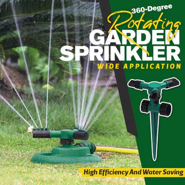360° Coverage Precision Garden Irrigation Sprinkler
