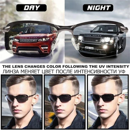 🔥2026 Photochromic Sunglasses with Anti-glare Polarized Lens