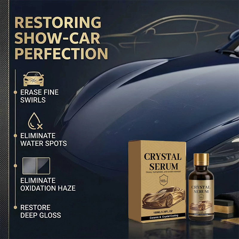 💎 Buy 3 Get 2 Free!💝Ceramic Car Coating Kit - Deep Gloss, 9H+ Hardness & Extreme Hydrophobic Sh