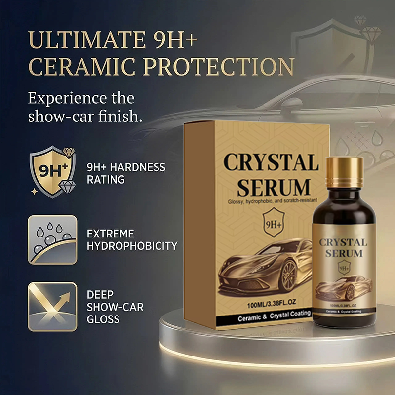 💎 Buy 3 Get 2 Free!💝Ceramic Car Coating Kit - Deep Gloss, 9H+ Hardness & Extreme Hydrophobic Sh