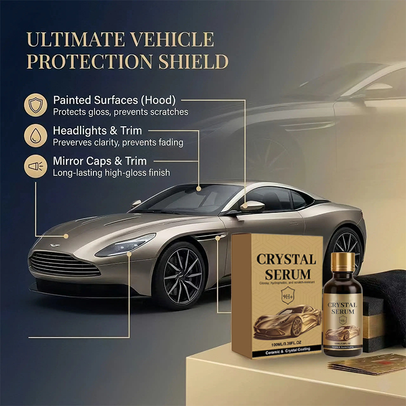💎 Buy 3 Get 2 Free!💝Ceramic Car Coating Kit - Deep Gloss, 9H+ Hardness & Extreme Hydrophobic Sh