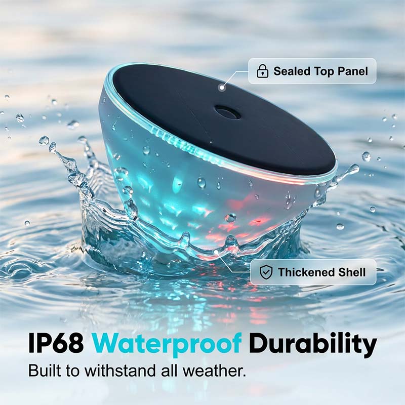 Solar Floating Pool Light – Fish-Pattern Projection Light for Pool, Pond & Outdoor Water Décor