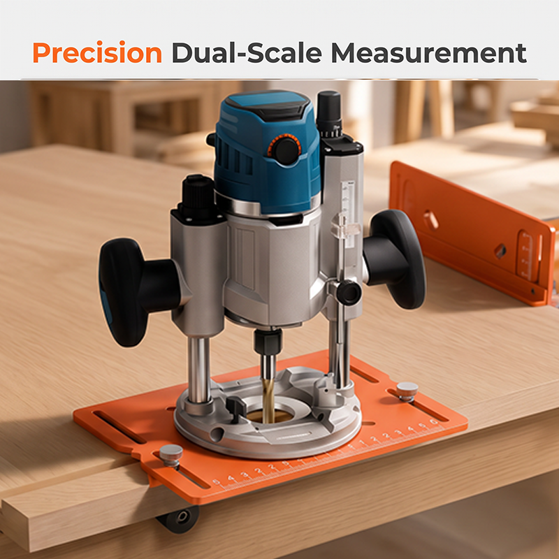 Tiktrove Precision Wood Router Slotting Guide Bracket