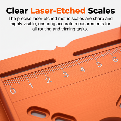 Tiktrove Precision Wood Router Slotting Guide Bracket
