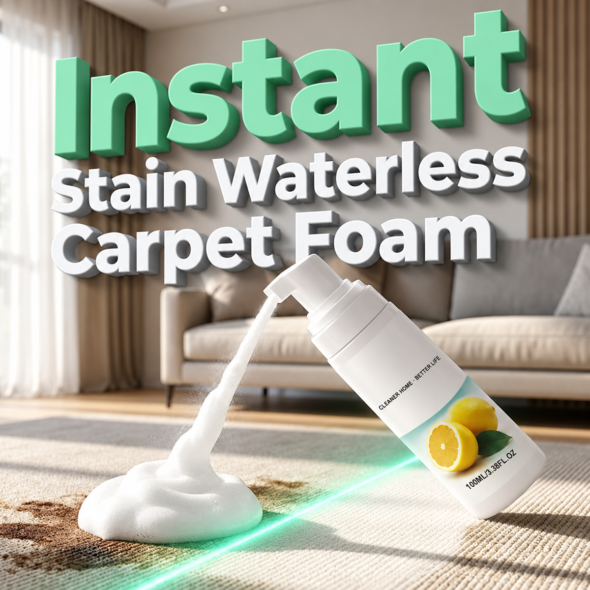 🔥Waterless Foam Stain Remover