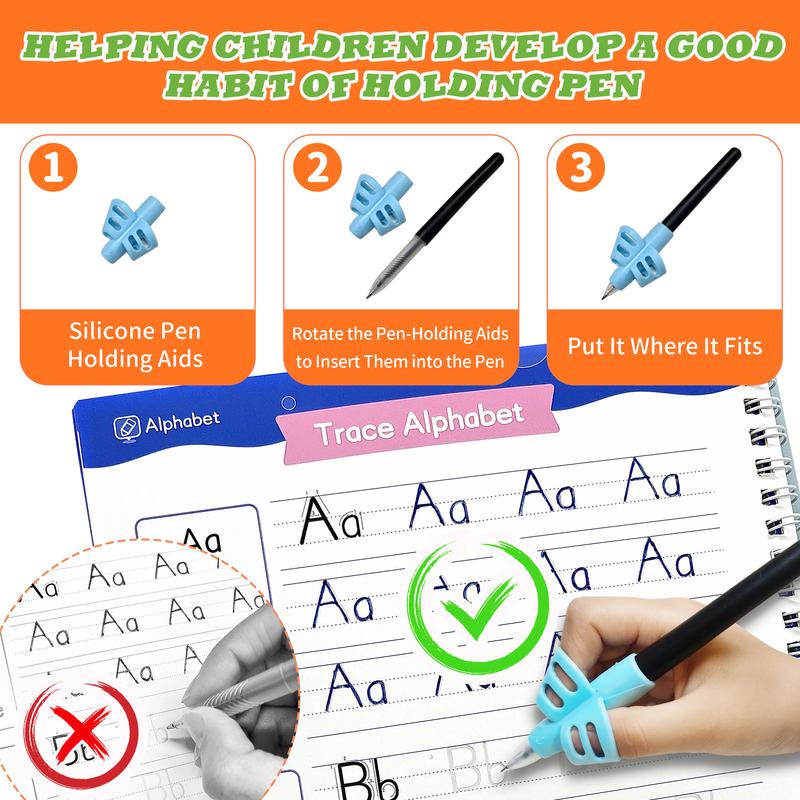 Tiktrove Reusable Grooved Handwriting Workbook for Kids