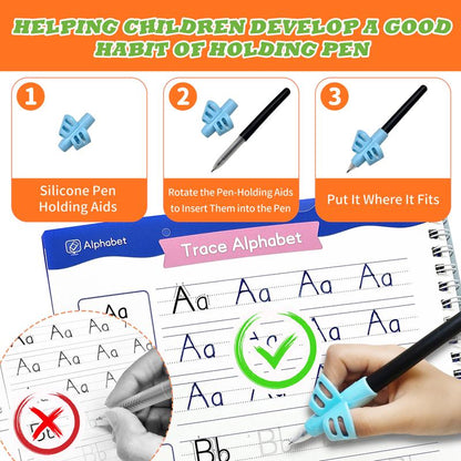 Tiktrove Reusable Grooved Handwriting Workbook for Kids