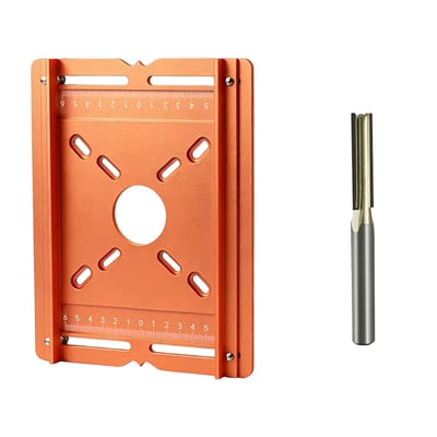 Tiktrove Precision Wood Router Slotting Guide Bracket