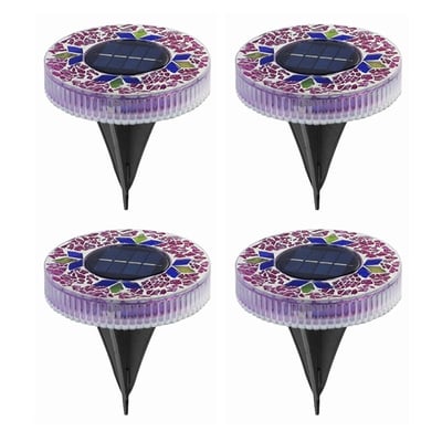 Mosaic Solar Disk Lights