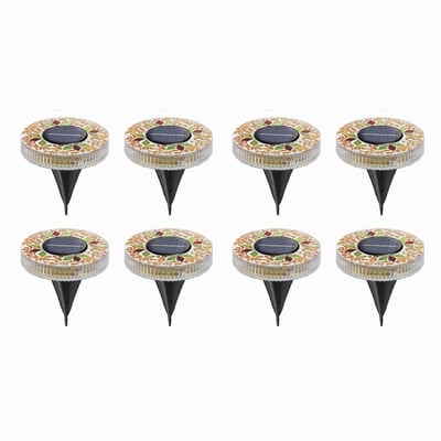 Mosaic Solar Disk Lights
