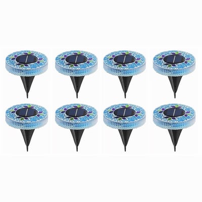 Mosaic Solar Disk Lights